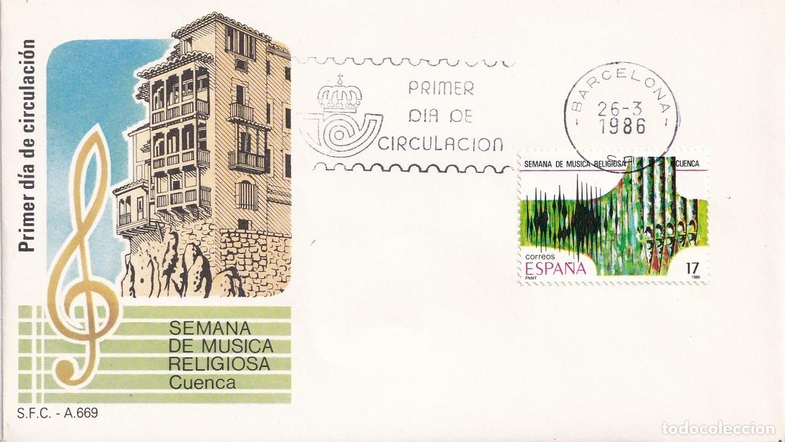 Sellos: SPD Barcelona 1986 - Semana de m&uacute;sica religiosa de Cuenca - Grandes fiestas populares espa&ntilde;olas