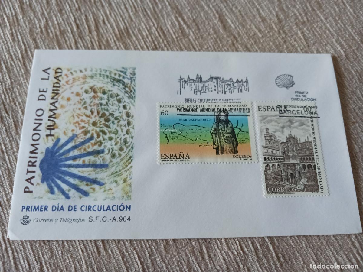 Sellos: sobre primer dia de emision, BIENES CULTURALES PATRIMONIO DE LA HUMANIDAD. 1995