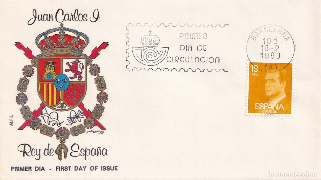 Sellos: SPD Barcelona 1980 en Alfil - Juan Carlos I - Primer d&iacute;a de circulaci&oacute;n - FDC