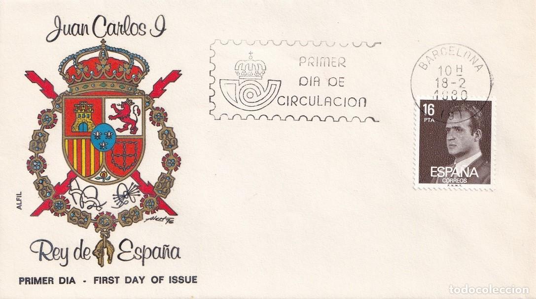 Sellos: SPD Barcelona 1980 en Alfil - Juan Carlos I - Primer d&iacute;a de circulaci&oacute;n - FDC