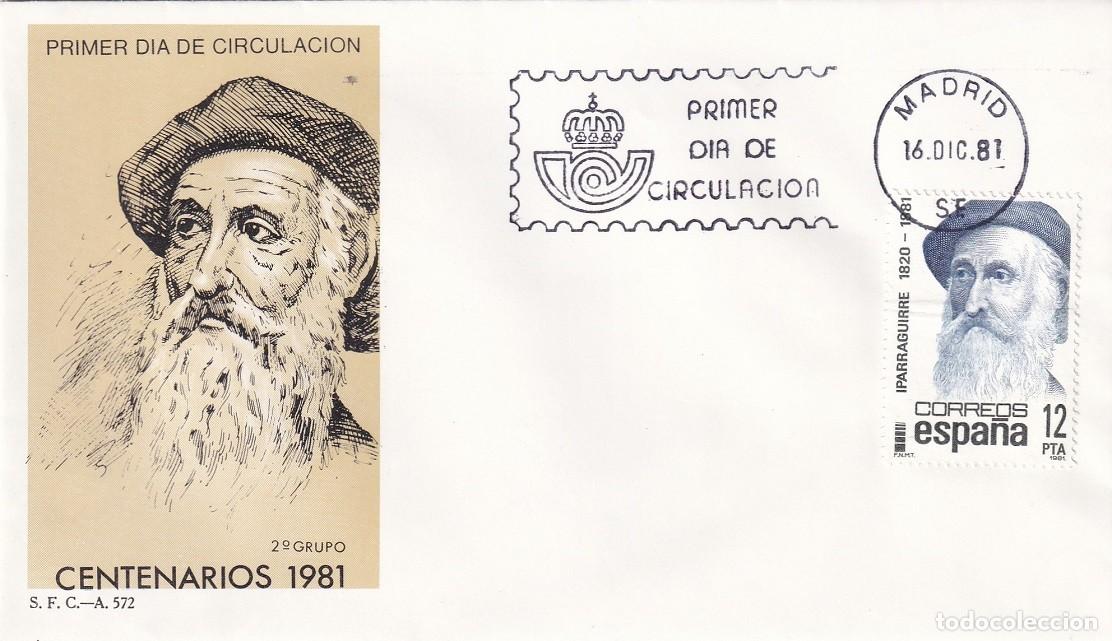 Sellos: SPD Madrid 1981 - Centenario del fallecimiento del poeta y ling&uuml;ista vasco Jos&eacute; Mar&iacute;a Iparraguirre