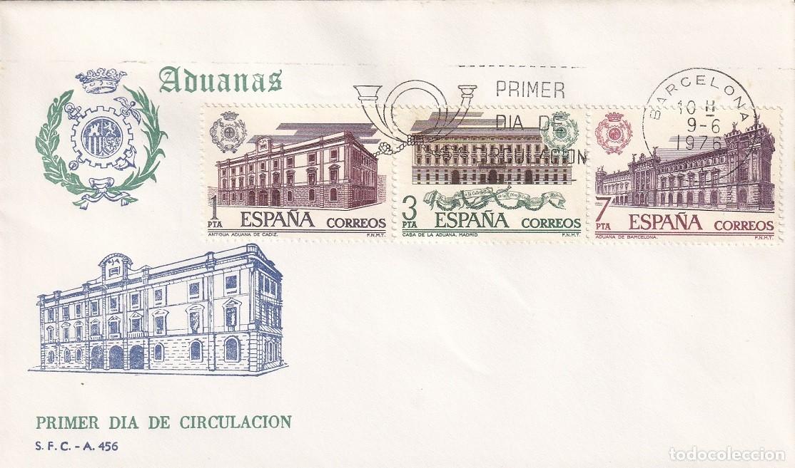 Sellos: SPD Barcelona 1976 Aduanas - Antigua Aduana de C&aacute;diz Casa de la aduana de Madrid Aduana de Barcelona