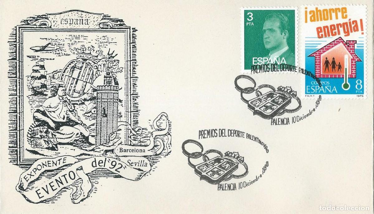 Sellos: 1990. PALENCIA. MATASELLOS/POSTMARK. PREMIOS DEL DEPORTE PALENTINO. SPORTS.