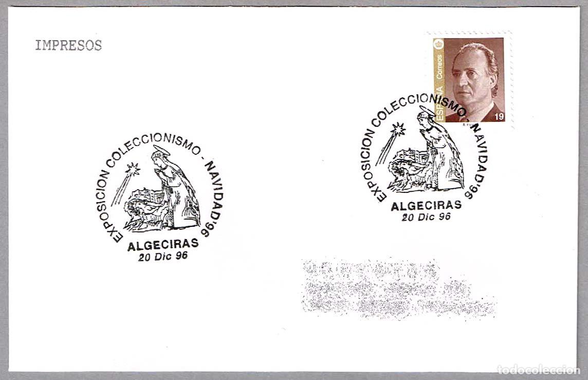 Sellos: Matasellos EXP. COLECCIONISMO NAVIDAD'96. Algeciras, Cadiz, 1996