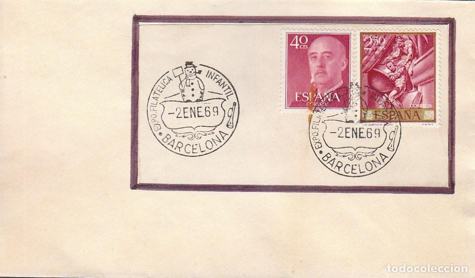 Sellos: A&Ntilde;O 1969, MU&Ntilde;ECO DE NIEVE, EXPOSICION FILATELICA INFANTIL