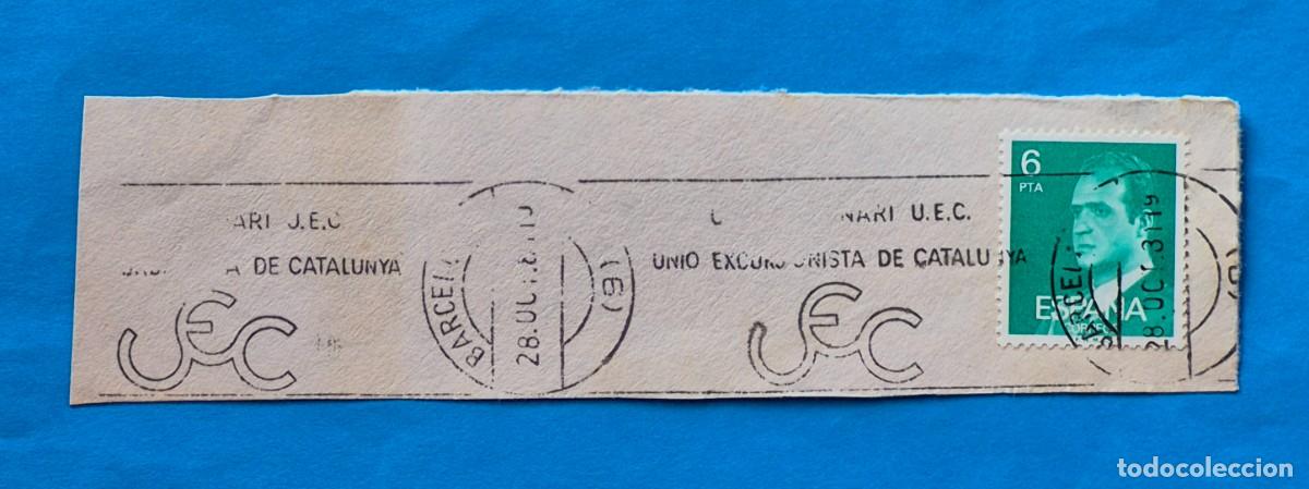 Sellos: MATASELLOS RODILLO-CINQUANTENARI U.E.C UNI&Oacute; EXCURSIONISTA DE CATALUNYA -BARCELONA 1981