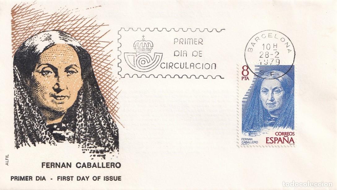 Sellos: SPD en Alfil Barcelona 1979 - Fern&aacute;n Caballero - Cecilia B&ouml;hl de Faber y Ruiz de Larrea 1796-1877