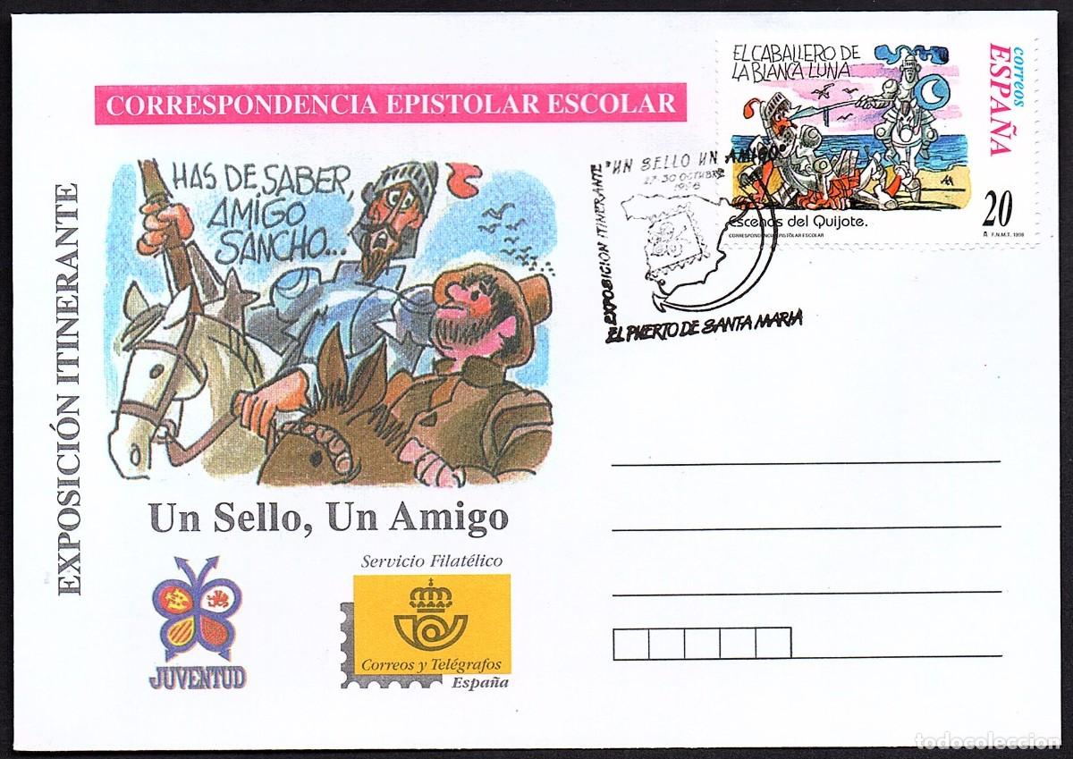 Sellos: SOBRE CORRESPONDENCIA EPISTOLAR CON MATASELLOS EXP. ITINERANTE EL PUERTO DE SANTA MARIA