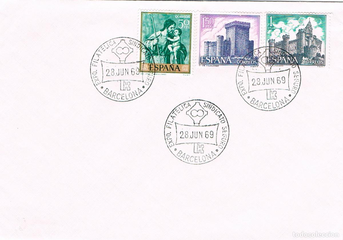 Sellos: A&Ntilde;O 1969, BARCELONA, SINDICATO DEL SEGURO