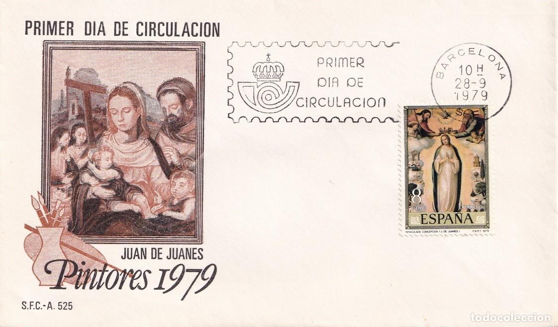 Francobolli: SPD Barcelona 1979 - Pintores 1979 - Juan de Juanes - Primer d&iacute;a de circulaci&oacute;n - FDC