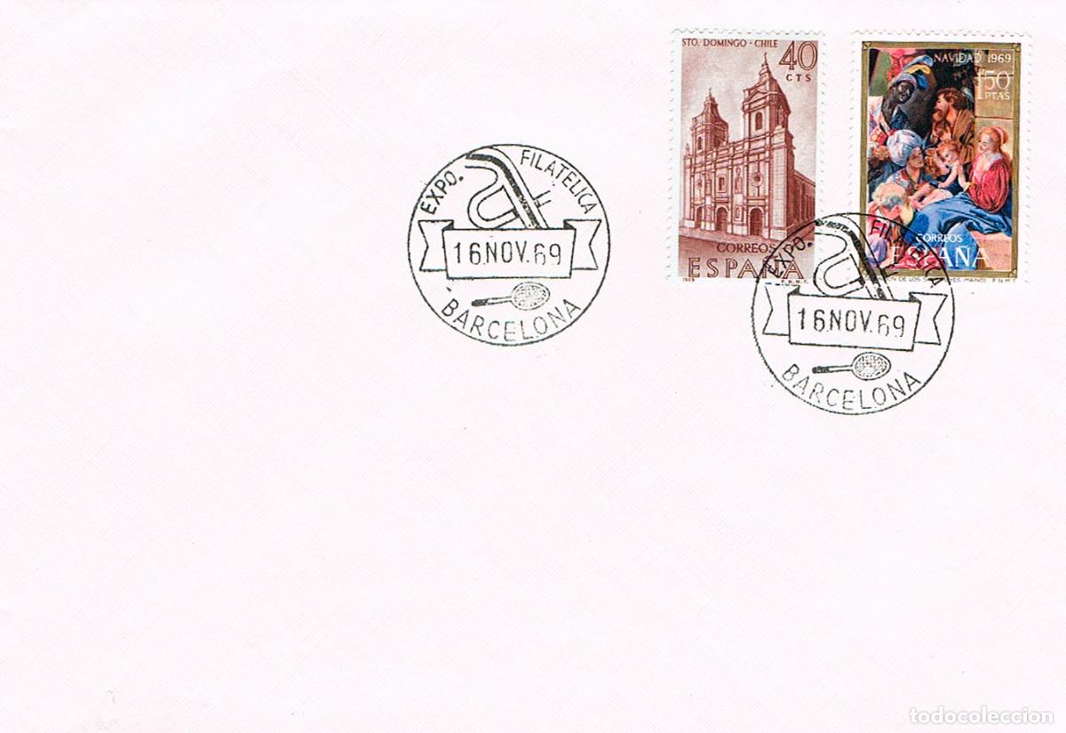 Sellos: A&Ntilde;O 1969, EXPOSICION DEL CLUB DE TENIS BARCINO