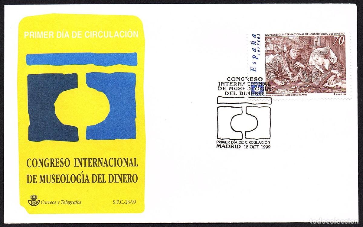 Sellos: SOBRE PRIMER DIA CONGRESO INTERNACIONAL MUSEOLOG&Iacute;A DEL DINERO