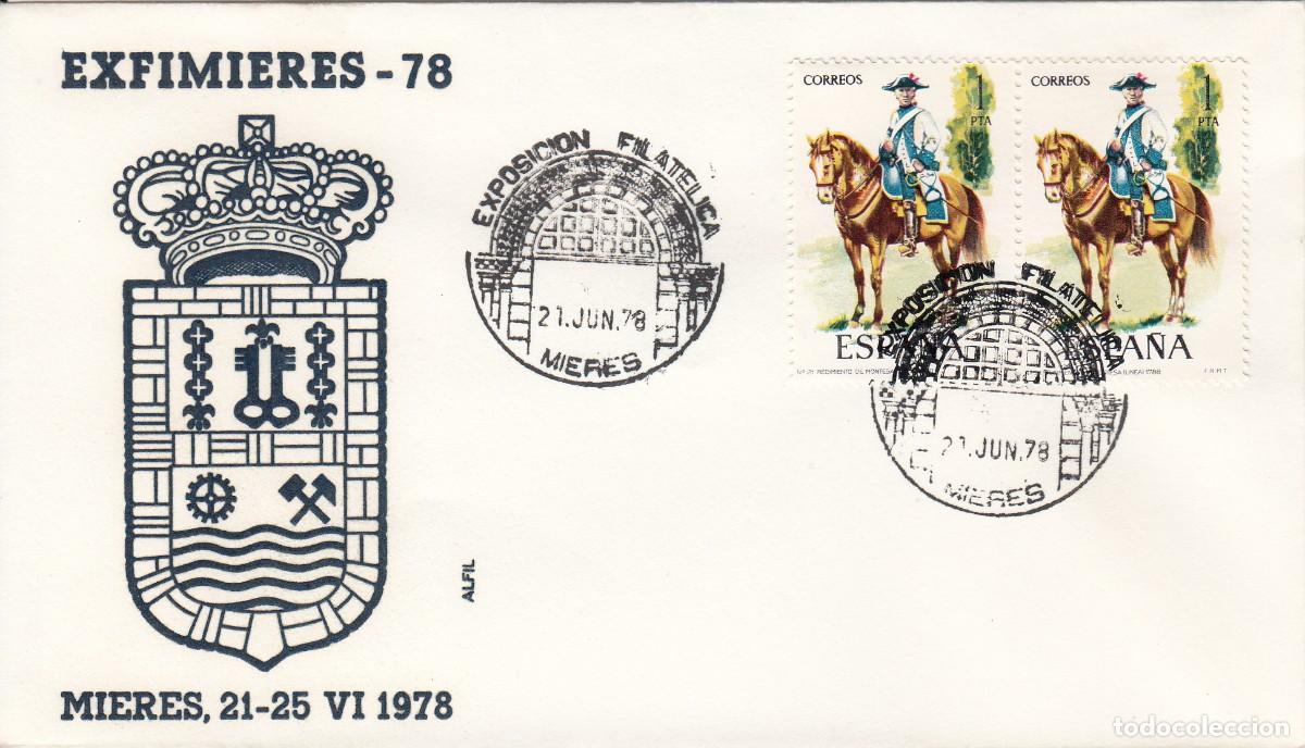 Sellos: ASTURIAS - MATASELLOS EXFIMIERES 78 - MIERES - 1978