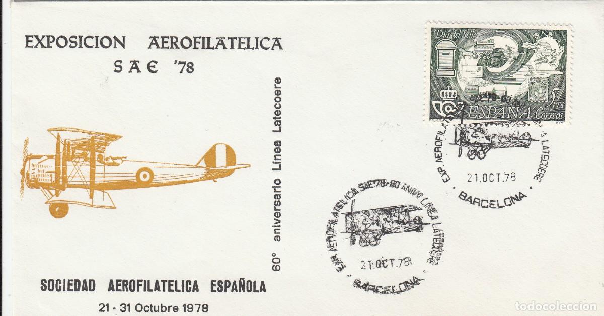 Sellos: TEM. AVIACI&Oacute;N - MATASELLOS EXPOSICI&Oacute;N AEROFILAT&Eacute;LICA - BARCELONA - 1978