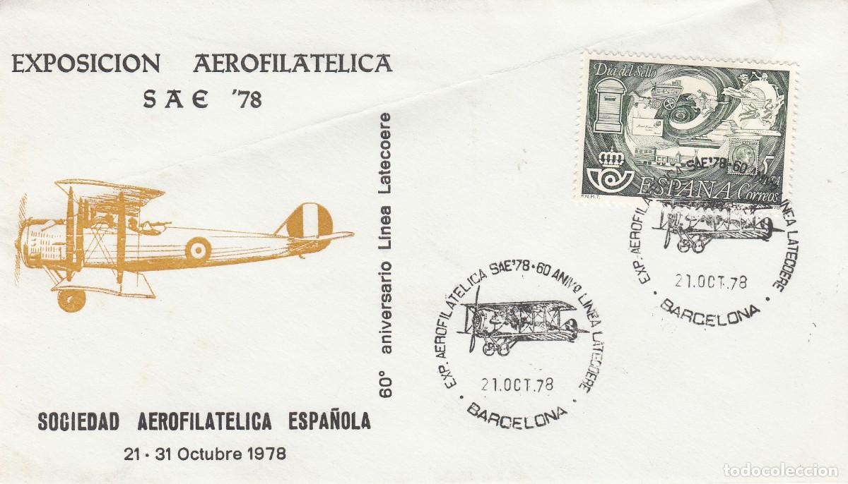 Sellos: TEM. AVIACI&Oacute;N - MATASELLOS EXPOSICI&Oacute;N AEROFILAT&Eacute;LICA - BARCELONA - 1978