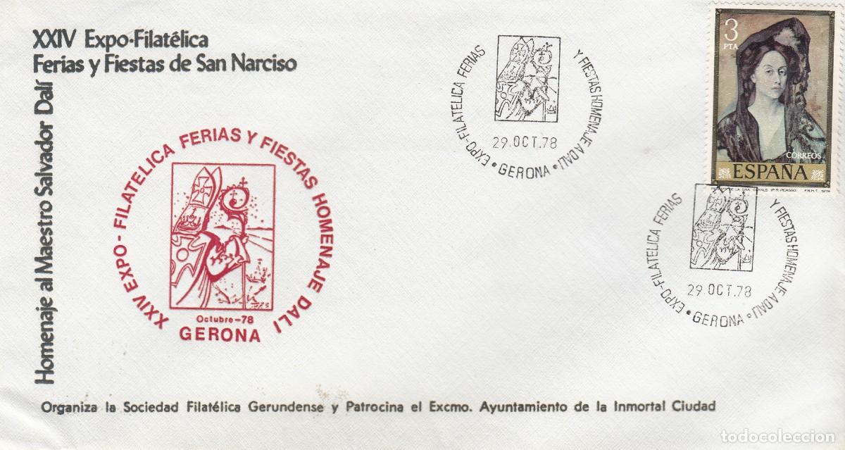 Sellos: MATASELLOSEXP.FILAT&Eacute;LICA FERIAS Y FIESTAS HOMENAJE A DAL&Iacute; - GIRONA - 1978