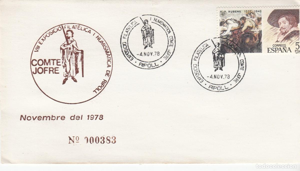 Sellos: MATASELLOS EXP.FILAT&Eacute;LICA COMTE JOFR&Eacute; - 1978 - RIPOLL