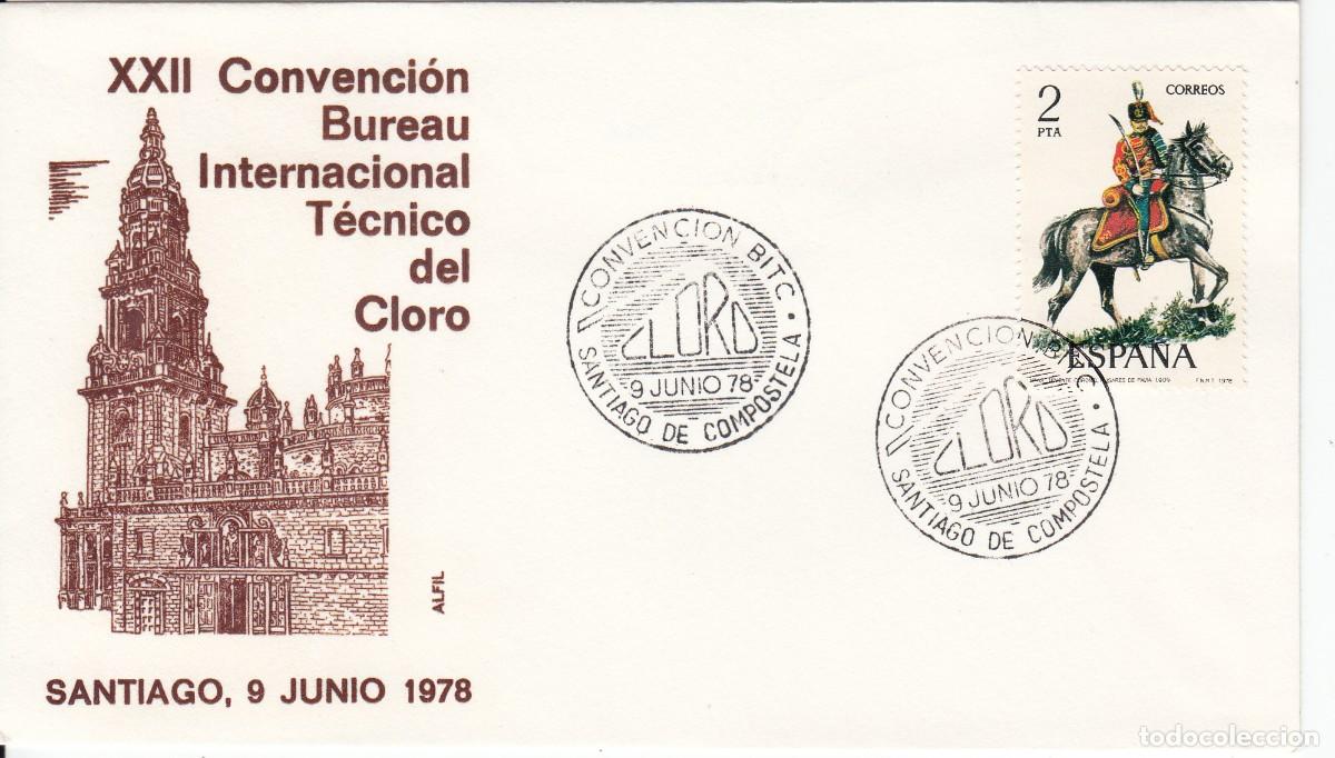 Sellos: GALICIA - MATASELLOS CONVENCI&Oacute;N BITC -1978 - SANTIAGO DE COMPOSTELA