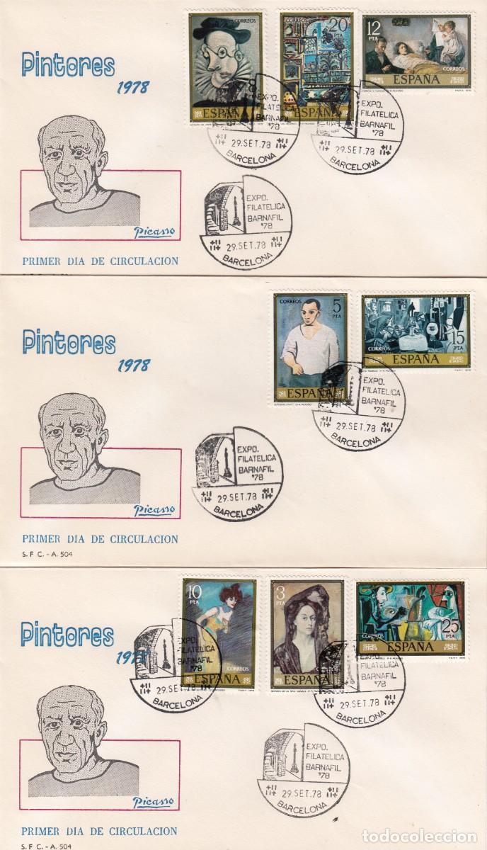 Sellos: MATASELLOS BARNAFIL 78 EN SERIE COMPLETA DE PICASSO - 1978