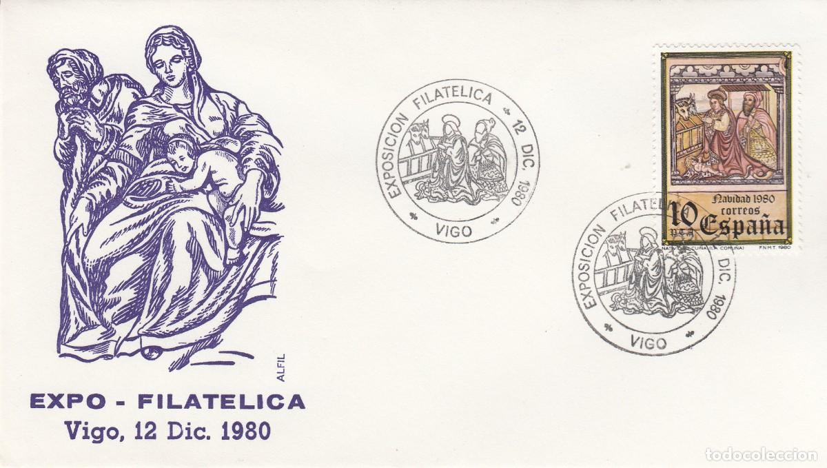 Sellos: GALICIA - MATASELLOS EXPOSICI&Oacute;N FILAT&Eacute;LICA - VIGO - 1980