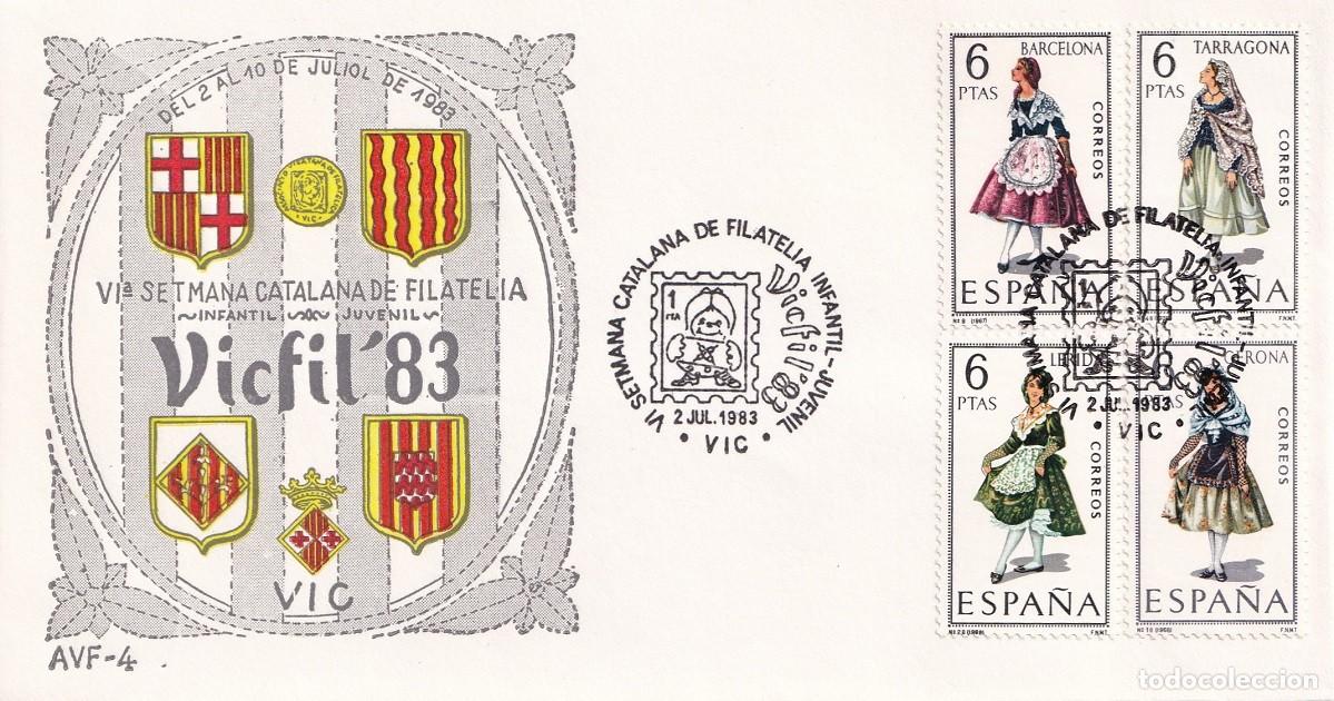 Sellos: Sobre Vic 1983 - Vicfil 83 - VI Setmana Catalana de Filat&egrave;lia Infantil Juvenil - Sense numerar