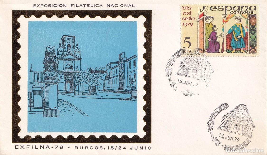 Sellos: Sobre Burgos 1979 - Exfilna 79 - XX Jornadas Filat&eacute;licas Nacionales Jornadas nacionales de filatelia