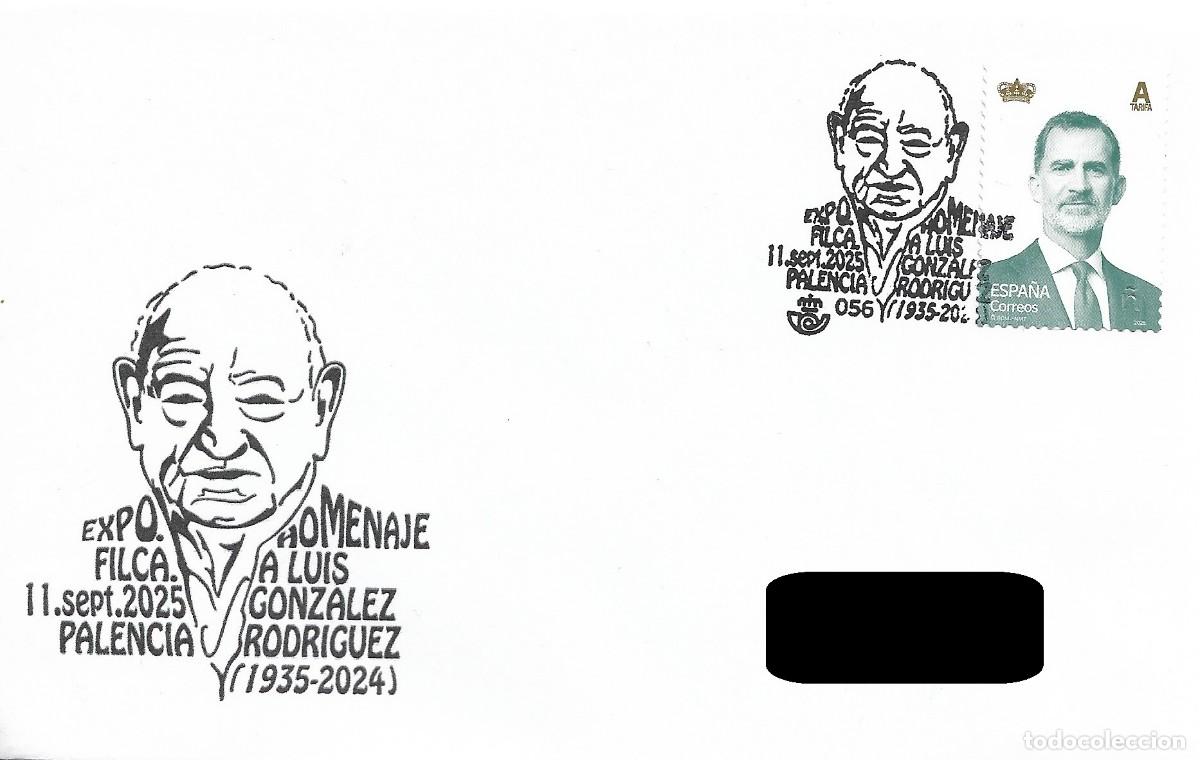Stamps: ESPA&Ntilde;A. MATASELLOS ESPECIAL. LUIS GONZALEZ RODRIGUEZ. PALENCIA. 2025