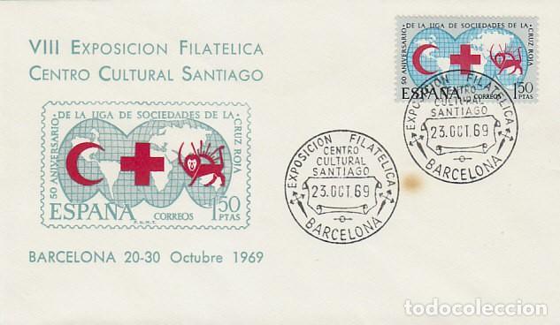 Sellos: EDIFIL 1925, 50 ANIVERSARIO LIGA DE SOCIEDADES DE LA CRUZ ROJA,