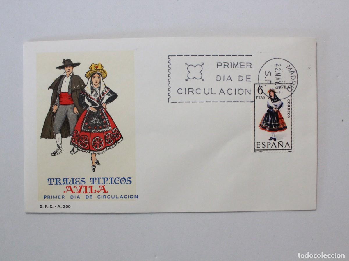 Sellos: Sobre Primer D&iacute;a de Circulaci&oacute;n Trajes T&iacute;picos de Espa&ntilde;a &Aacute;vila 1967