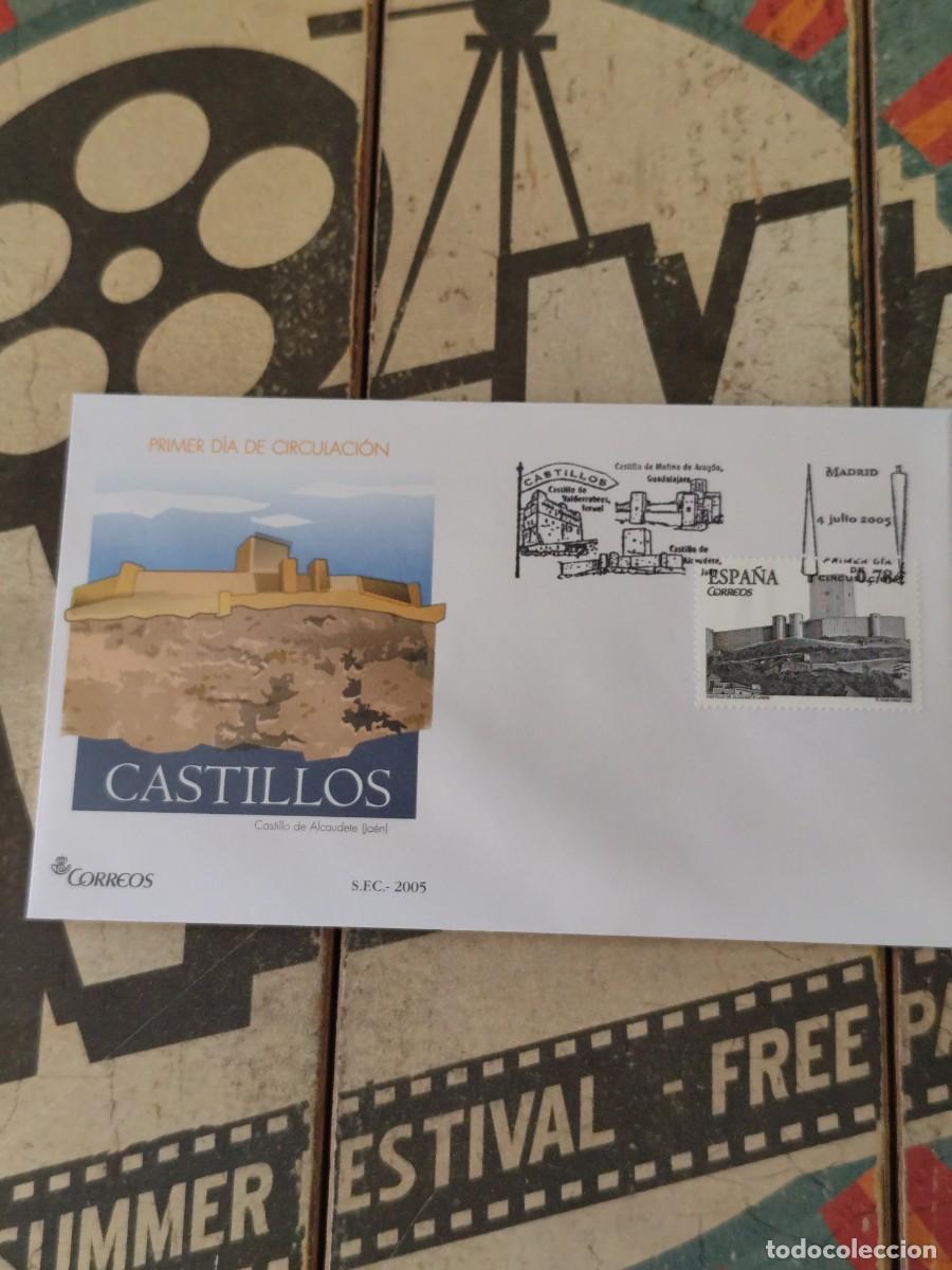 Sellos: 111 Castillos Castillo de Alcaudete 4/7/05 Sobre primer d&iacute;a