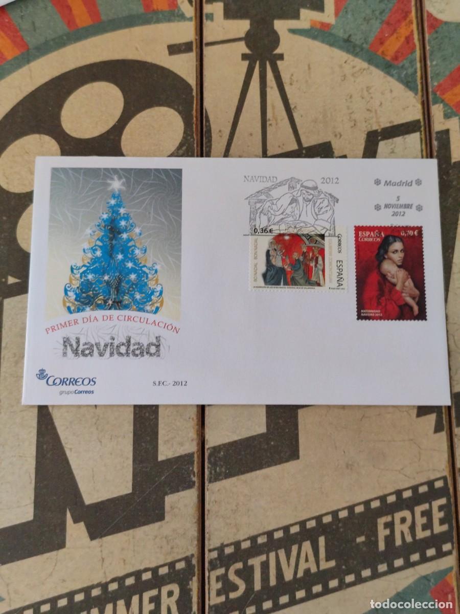 Sellos: 129 Navidad 2012 5/11/12 Sobre primer d&iacute;a