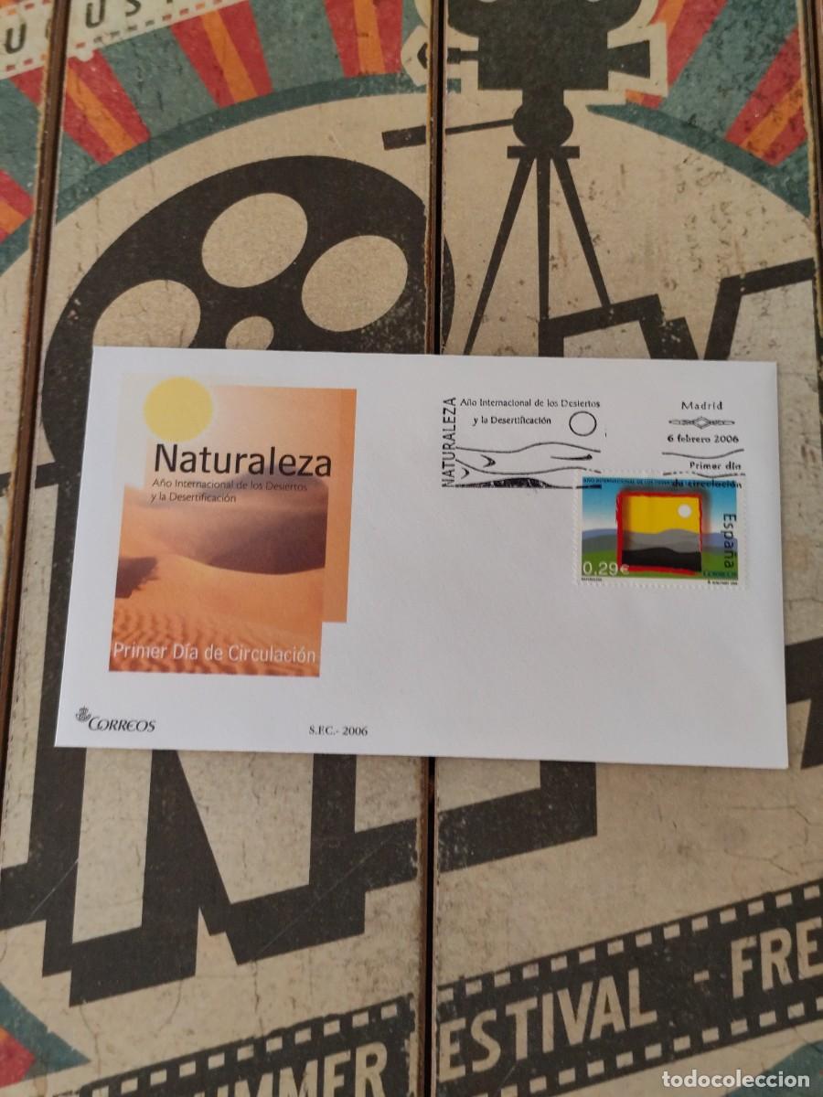 Sellos: 153 Naturaleza A&ntilde;o Internacional de los Desiertos y la Desertificaci&oacute;n 6/2/06 Sobre primer d&iacute;a