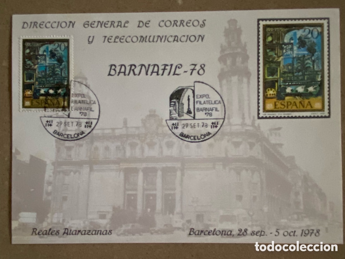 Sellos: JUEGO TARJETAS BARNAFIL 78. BARCELONA