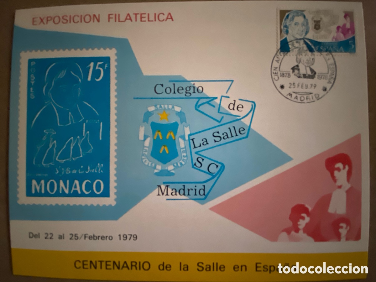 Sellos: CENTENARIO DE LA SALLE EN ESPA&Ntilde;A. 1979. - Foto 3