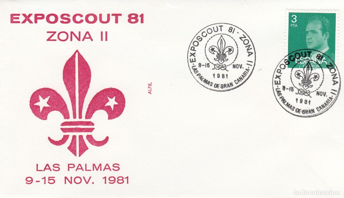 Briefmarken: 1981 LAS PALMAS DE GRAN CANARIA - EXPOSCOUT - 81 - BOY SCOUTS