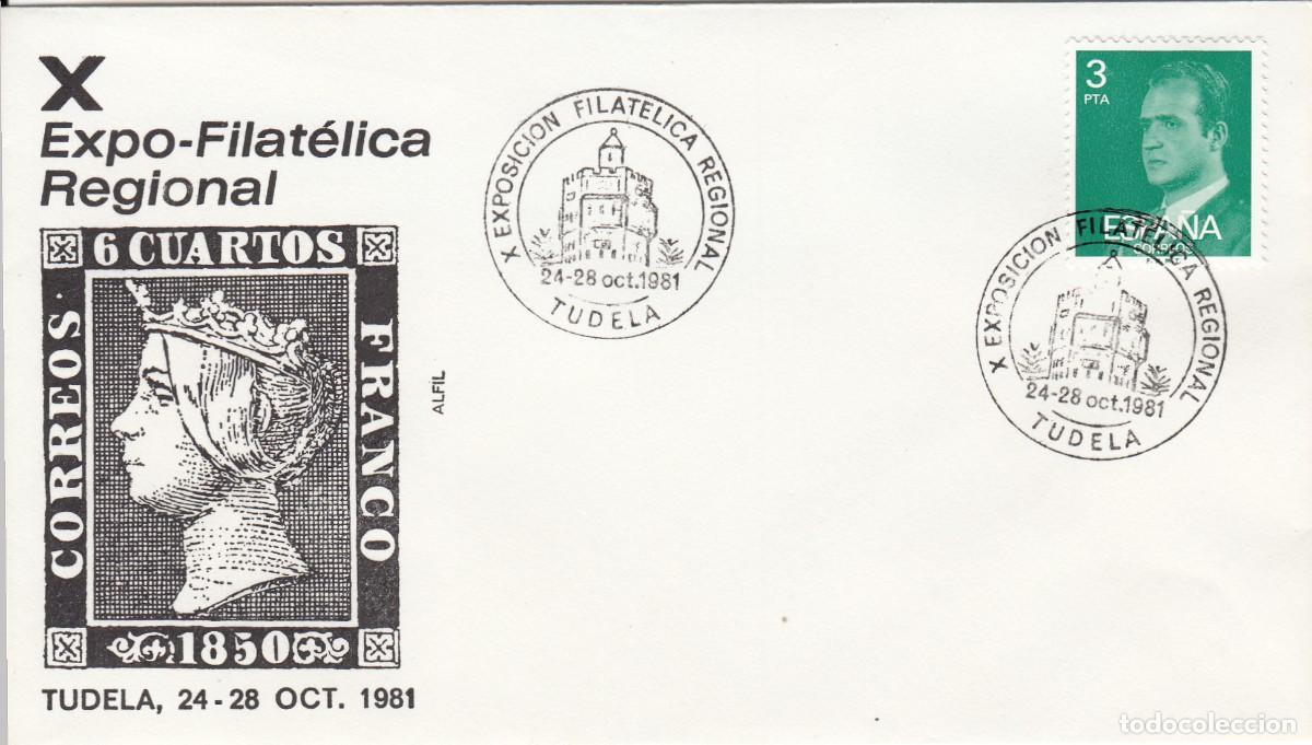 Sellos: MATASELLOS EXPOSICI&Oacute;N FILAT&Eacute;LICA REGIONAL - TUDELA - 1981