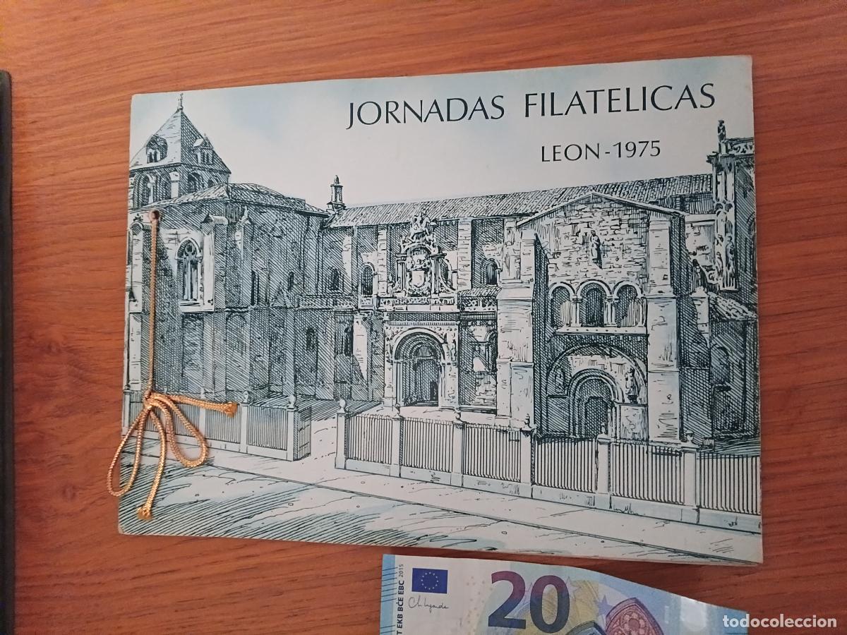Sellos: PROPAGANDA FILATELICA JORNADAS FILATELICAS 1975 - EXFILNA 75- LEON - MATASELLOS ESPECIALES -