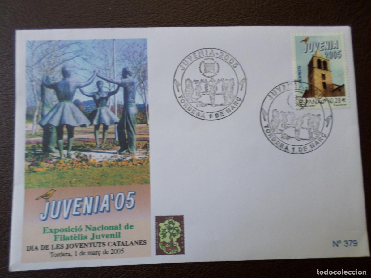 Sellos: 2005, exposicion filatelica juvenil, juvenia 2005, sobre primer dia de emisi&oacute;n, edifil 4155