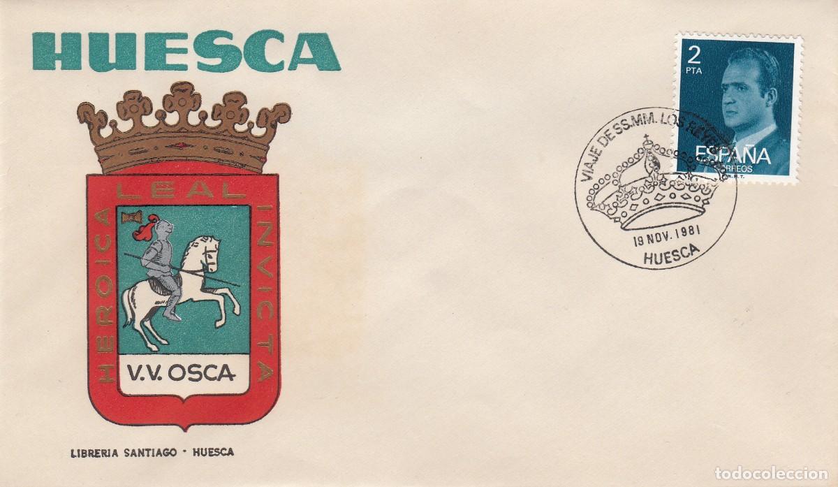 Briefmarken: MATASELLOS VIAJE DE SS.MM. LOS REYES A HUESCA - 1981