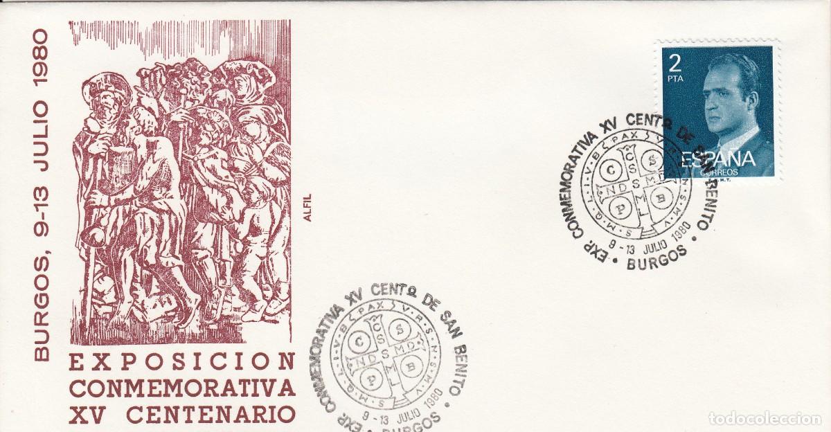 Timbres: MATASELLOS EXPOSICI&Oacute;N FILAT&Eacute;LICA CENTENARIO DE SAN BENITO - BURGOS - 1980