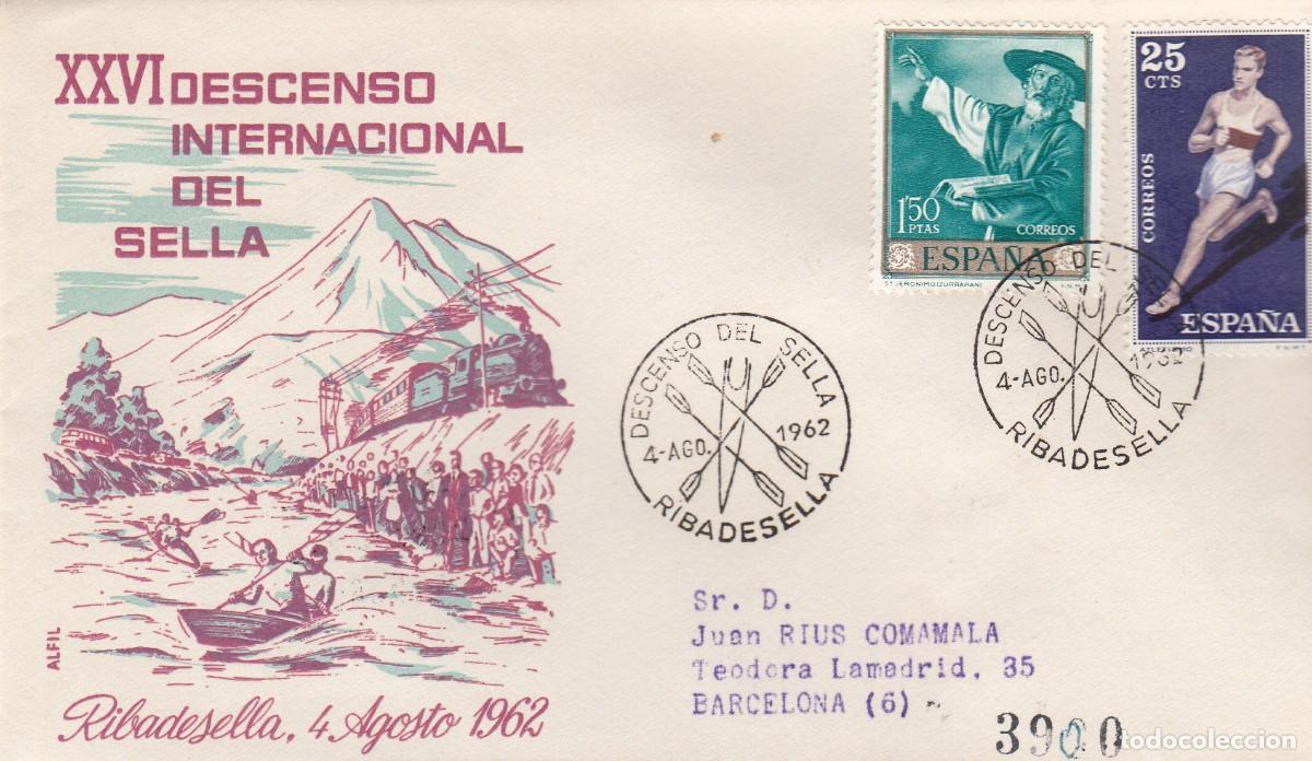 Briefmarken: MATASELLOS DESCENSO DEL SELLA - RIBADESELLA - 1962