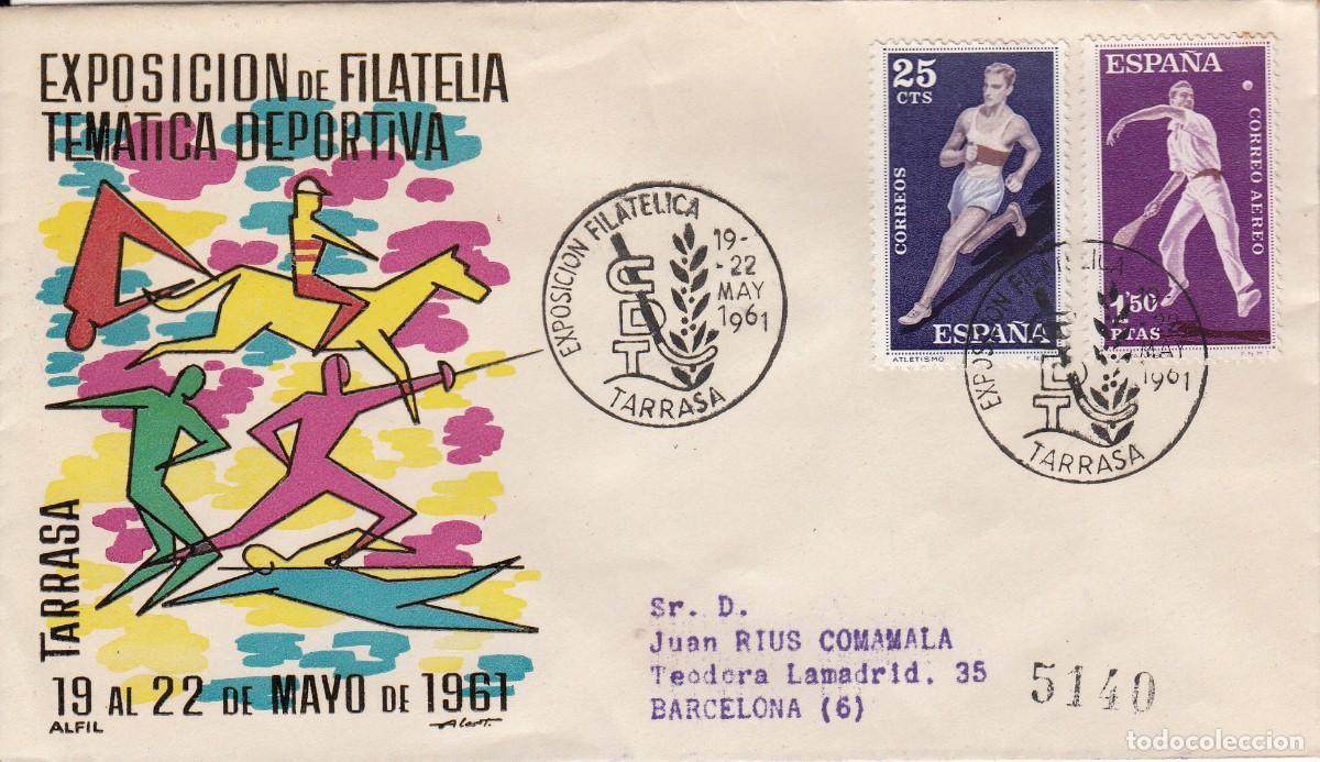 Briefmarken: MATASELLOS EXPOSICION FILAT&Eacute;LICA TARRASA - TERRASSA - 1961