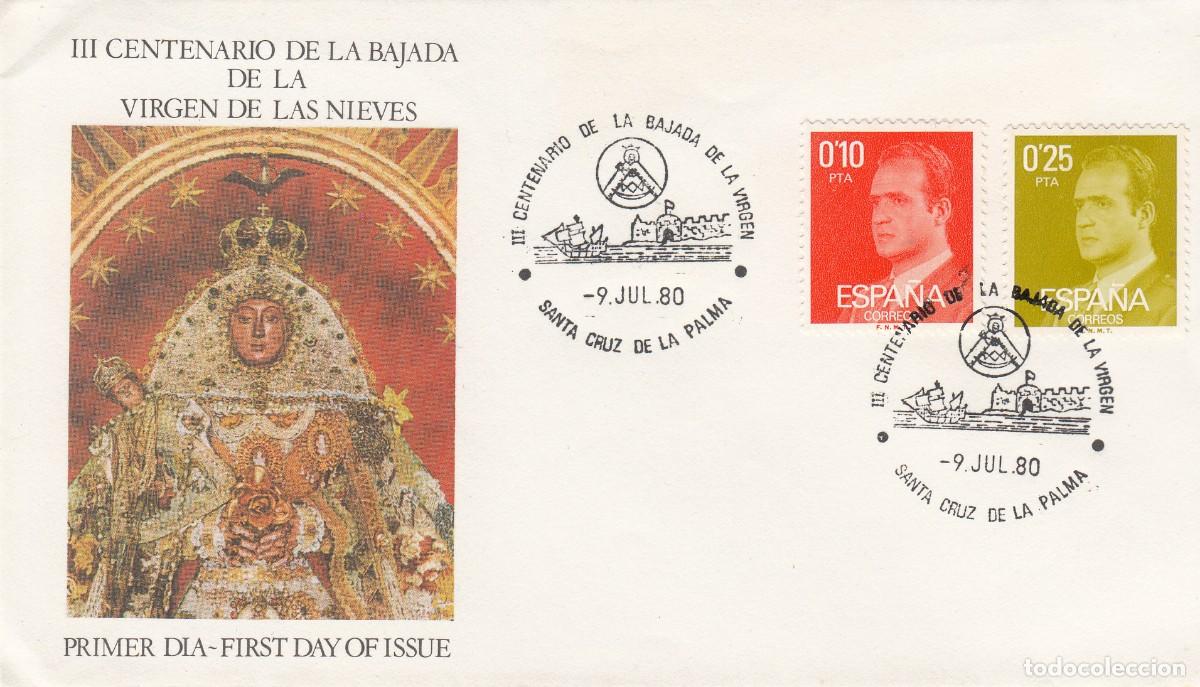 Briefmarken: MATASELLOS CENTENARIO DE LA BAJADA DE LA VIRGEN - SANTA CRUZ DE LA PALMA 1980
