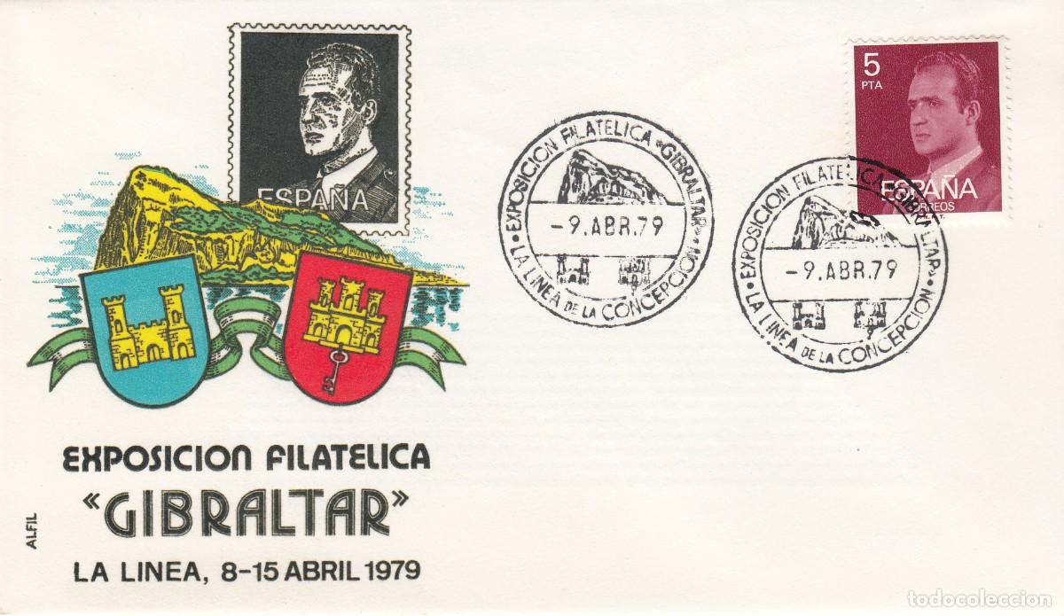 Stamps: MATASELLOS EXPOSICION FILAT&Eacute;LICA GIBRALTAR - LA LINEA DE LA CONCEPCI&Oacute;N - 1979