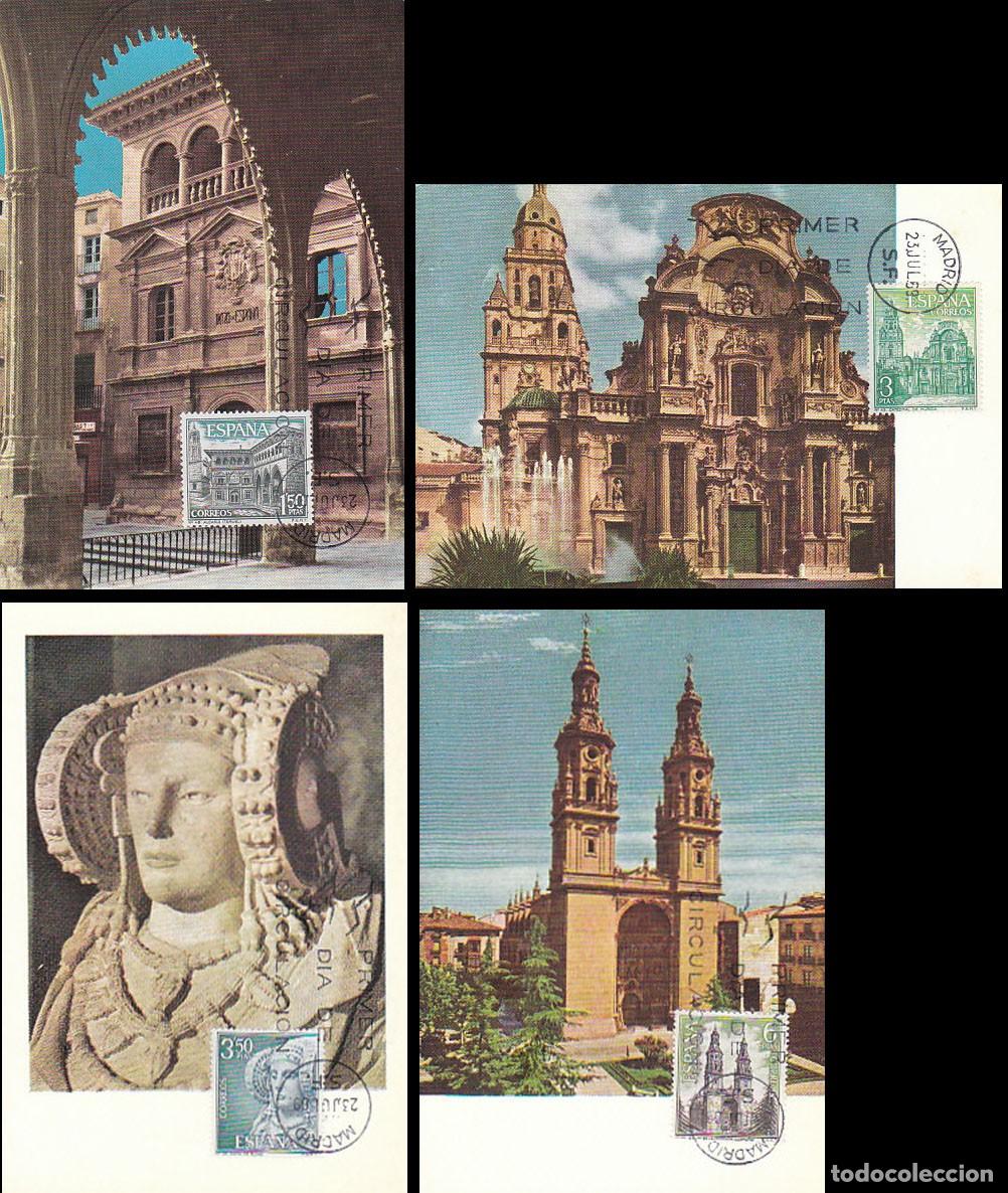Sellos: Edifil n&ordm; 1935/8, TURISMO 1969, TARJETA MAXIMA PRIMER DIA DE 23-7-1969