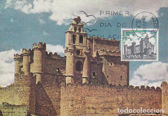 Sellos: Edifil 1927, castillo de Turegano (Segovia), tarjeta maxima de primer dia 24-6-1969