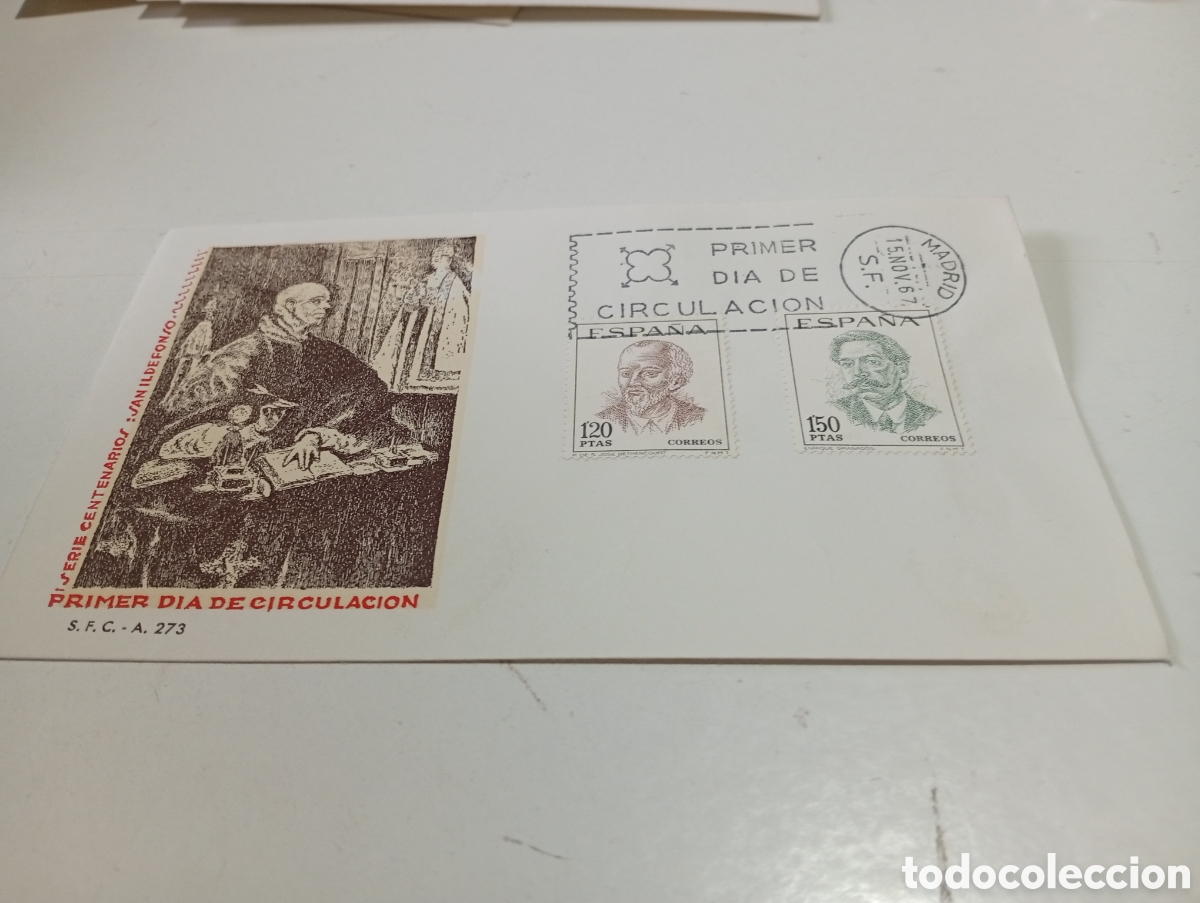 Sellos: Sobre primer d&iacute;a de circulaci&oacute;n San Ildefonso - Foto 1