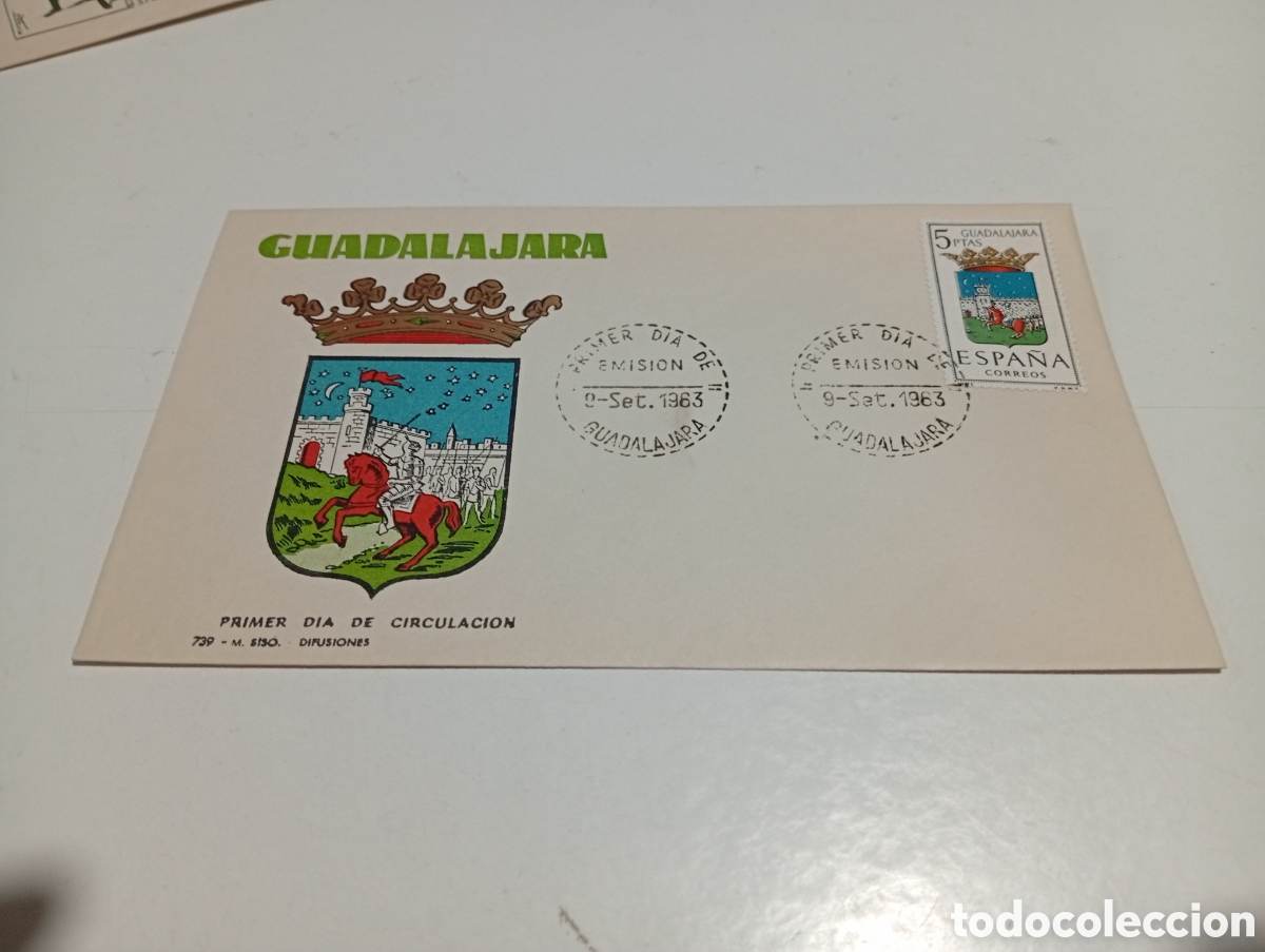Sellos: Sobre primer d&iacute;a de circulaci&oacute;n Guadalajara