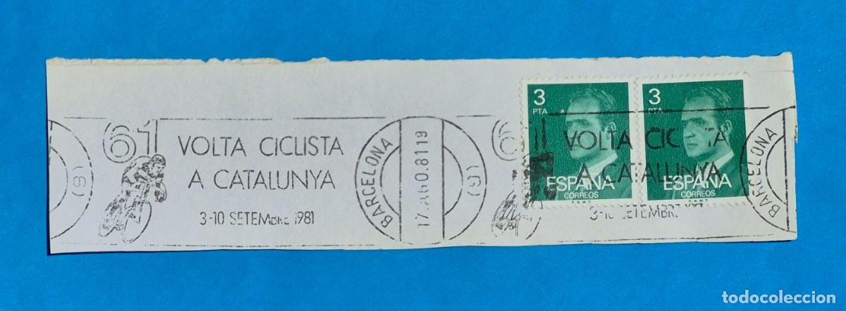 Sellos: MATASELLOS RODILLO- 61 VOLTA CICLISTA A CATALUNYA 1981