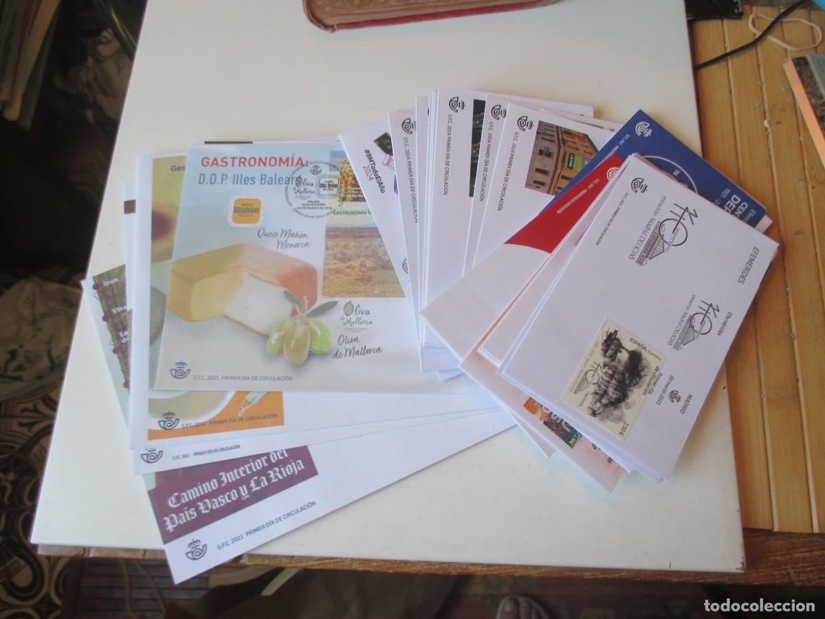 Sellos: Lote de sobres del primer d&iacute;a de circulaci&oacute;n W40856
